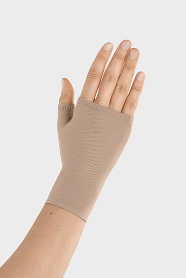 Juzo Expert Seamless with thumb stub Gauntlet with thumb stub, colour almond