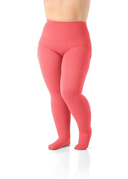 Sweet Coral Flachstrick Tights Sweet Coral Flachstrick