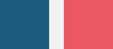Colour: Casual Blue and Sweet Coral