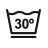 30-Grad Wäsche Icon-30-Grad Wäsche