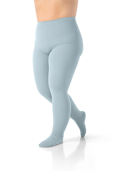 Icy Blue Flachstrick Tights Icy Blue Flachstrick