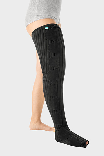 Juzo SleepCompress leg detailed view Juzo SleepCompress leg detailed view